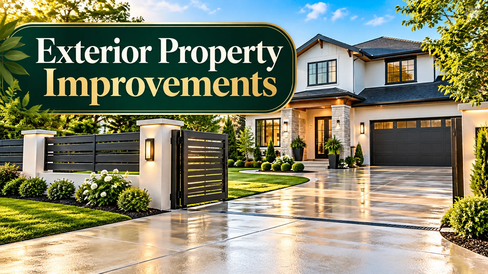 Exterior property improvements