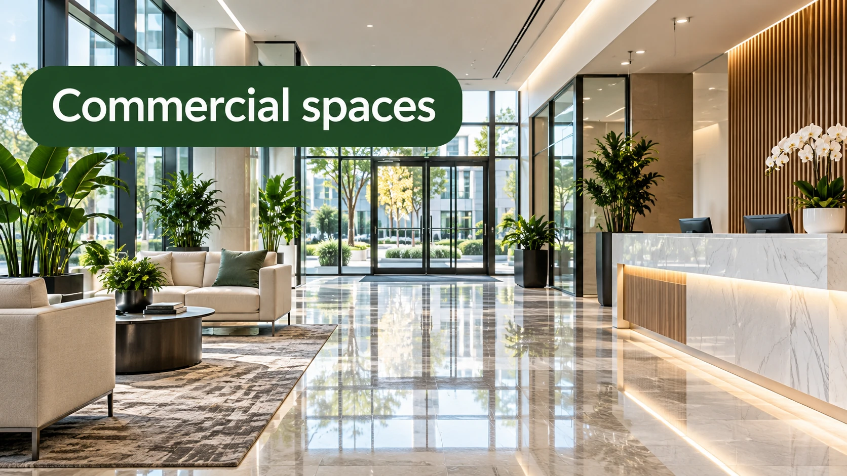 commercial spaces