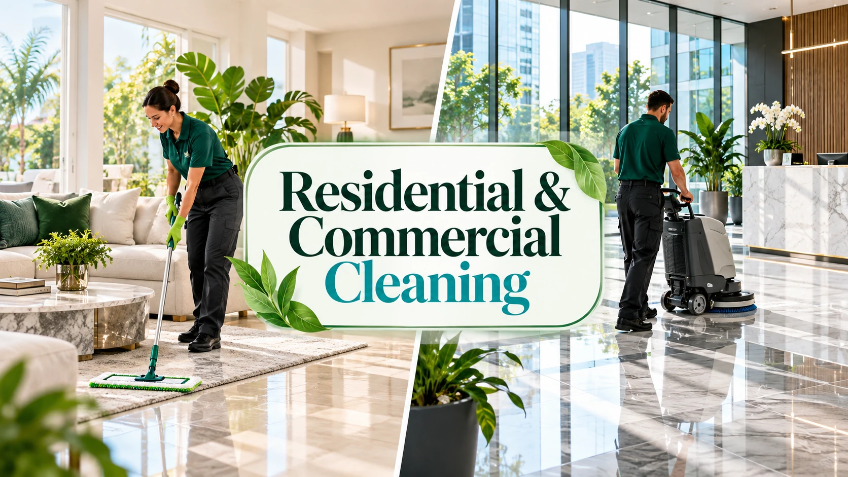 Residential & commercial cleaning